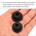 thumbnail image 4 of Uxcell T Shape Rubber Grommet Mount Dia 15mm/20mm,ID 6mm/10mm Seal Protection Cable Grommets Flexible, 4 of 5