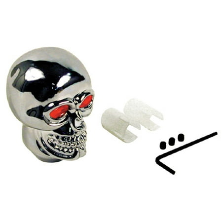 Custom Gear - Custom Accessories 16255 Chrome Skull Gear Shift Knob