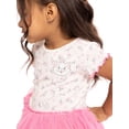 thumbnail image 3 of Disney Classics Marie Toddler Girls Graphic Tutu Dress with Short Sleeves, Sizes 12M-5T, 3 of 8