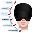 thumbnail image 4 of Solid Gel Cap for Hot or Cold Compress, Eye Ice Mask for Sleep and Headache Relief, Reusable Cooling Hat for Pressure and Sinus Comfort, 4 of 7