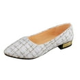 thumbnail image 1 of Wyzesi Espadrilles à Plateforme Femmes Tan Mode Printemps et Automne Couleur Unie Patchwork Chaussures Décontractées avec Talons Confortables Tempérament sur Chaussures Espadrilles Blanches pour Femmes Course, 1 of 8