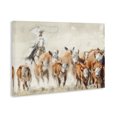 thumbnail image 3 of Stupell Industries Southwestern Cowboy Cattle Roundup Canvas Art, 36 x 24, by Nina Blue, 3 of 9