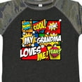 thumbnail image 4 of Inktastic My Grandma Loves Me Superhero Boys or Girls Toddler T-Shirt, 4 of 5