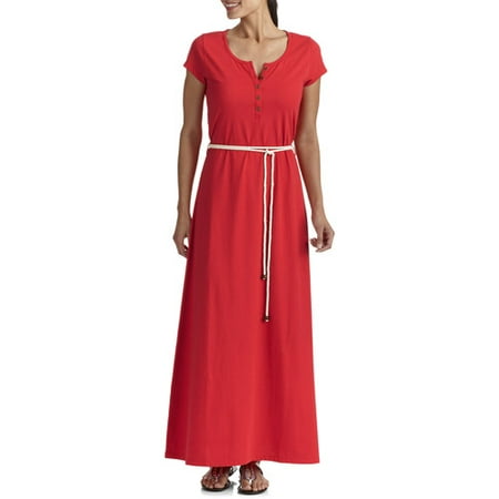 Faded Glory Women S Henley Maxi Dress Faded Glory Women S Henley Maxi Dress