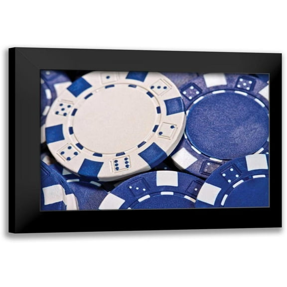 McNemar, C. Thomas 14x11 Black Modern Framed Museum Art Print Titled - Poker Chips II