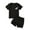 Z53-Black, variant on YUEHUA Outfit for Boys Size 8 Boys Short Sleeve Cartoon Dinosaur Prints T Shirt Tops Shorts Child Kids Outfits,Size 9-10 Years