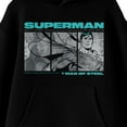 thumbnail image 2 of Superman Last Son Of Krypton Long Sleeve Youth Black Hooded Sweatshirt-Medium, 2 of 4