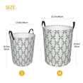 thumbnail image 5 of XMXT Collapsible Laundry Basket, Hand Painted Persian Waterproof Laundry Hampers Storage Baskets Dirty Clothes Hamper, 40L, 5 of 8