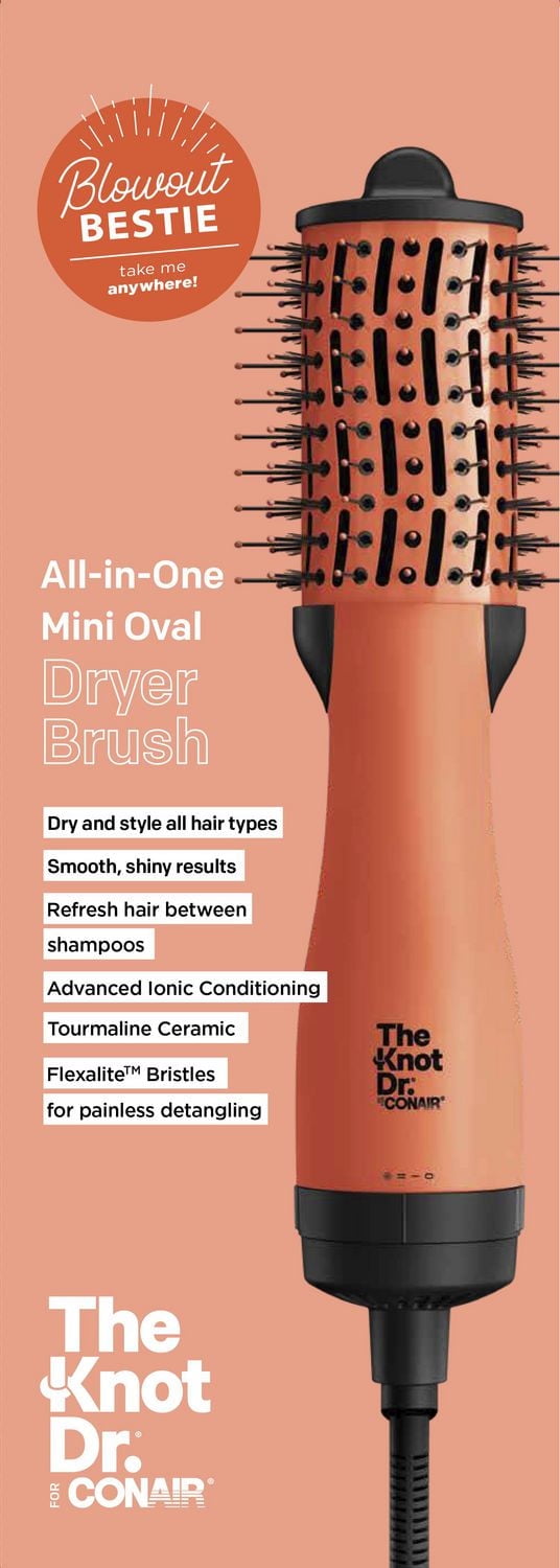 The Knot Dr. for Conair All-in-One Compact Oval Dryer Brush