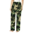 thumbnail image 3 of Daiia Camouflage Dinosaur Women's Sleep Pant with Pockets and Drawstring,Pajama Pants-XX-Large, 3 of 9