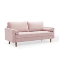 thumbnail image 1 of Valour Performance Velvet Sofa Pink, 1 of 7