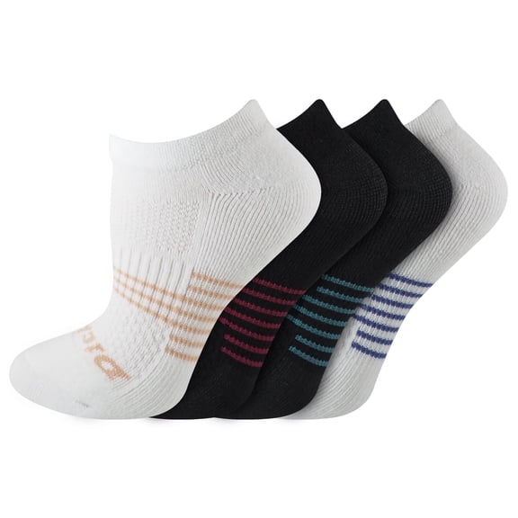 Krylvor Merino 10 Ultra Light Cushion No Show Tab Ankle Socks - Wool Socks for Women & Men - Old Charcoal, XL (1 Pair)