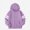 Purple, variant on HAOTAGS Kids Hooded Sweatshirt (5-14) Winter Fleece-lined Zipper Warm Jacket Hot Pink Size 9