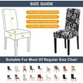 thumbnail image 6 of Chair Covers, Dining Room Chair Covers Stretch Chair Covers for Dining Room Set of 4,Dining Chair Covers for Kitchen,Hotel,Dining Room, Ceremony, 6 of 6