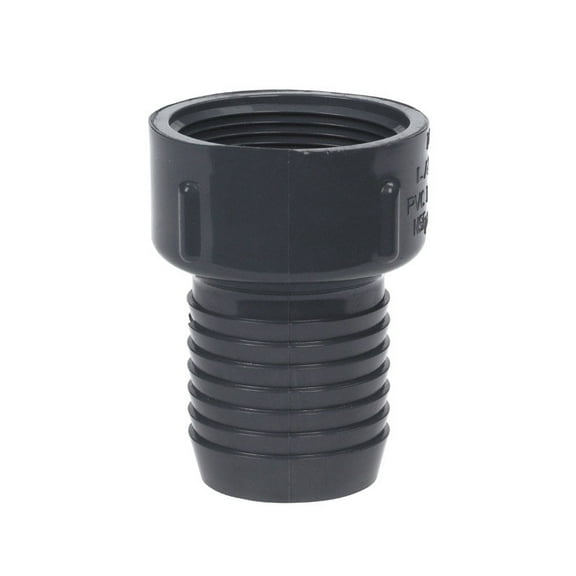 Lasco 1435015RMC Pipe Fitting Insert Adapter, Female, Poly, 1.5-In. - Quantity 1
