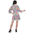 thumbnail image 4 of Moomaya Printed Cotton&nbsp;Robe&nbsp;Women Lightweight Kimono&nbsp;Sleeve Summer Bathrobe, 4 of 6