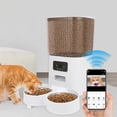 thumbnail image 3 of 5L TuYa Smart WiFi APP Camera Automatic Pet Feeder Cat Food Dispenser Video Smart Feeder For Cats Dogs Pet Dry Food Bowl ShopWise Round, 3 of 8