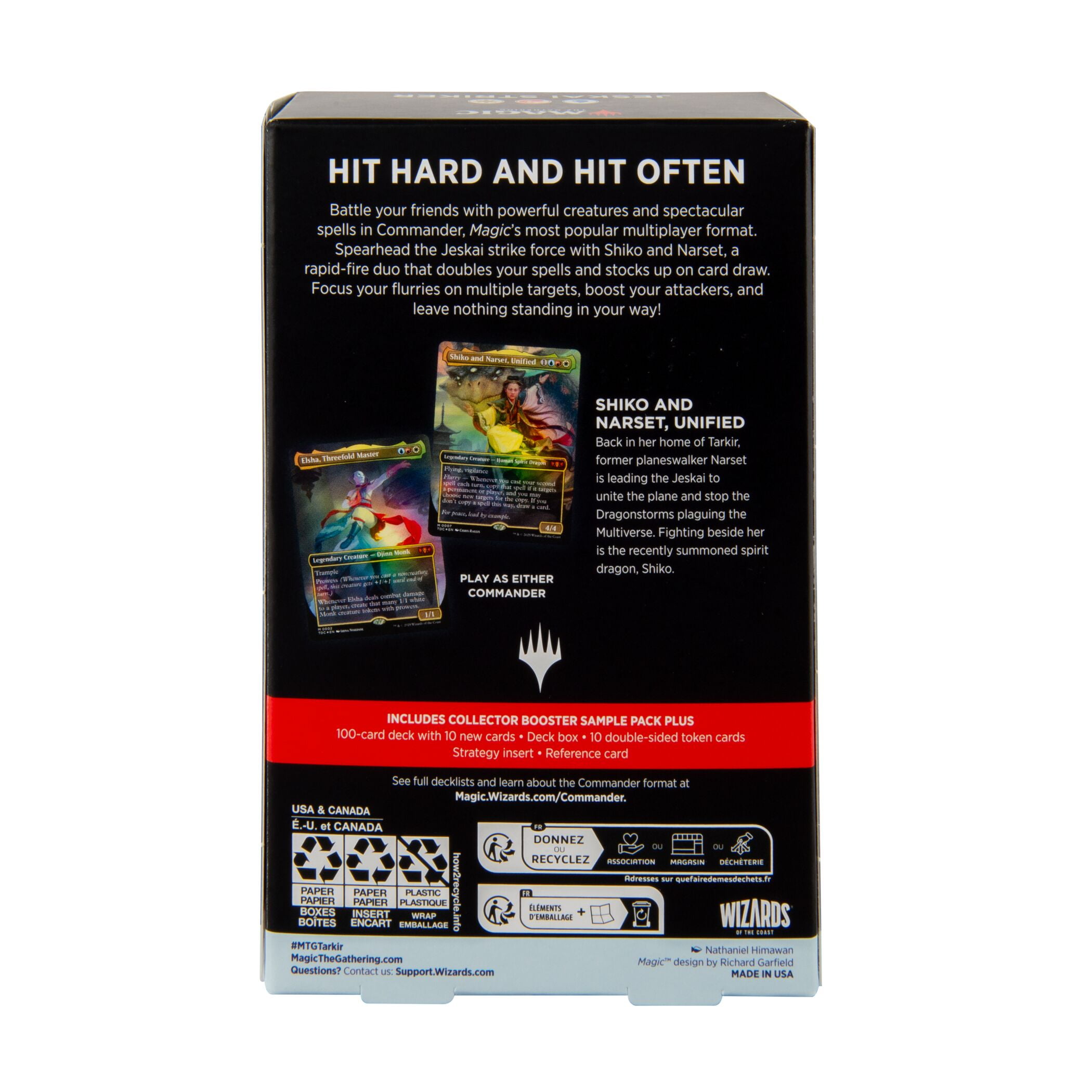 Magic: The Gathering Tarkir Dragonstorm Commander Deck - Jeskai Striker