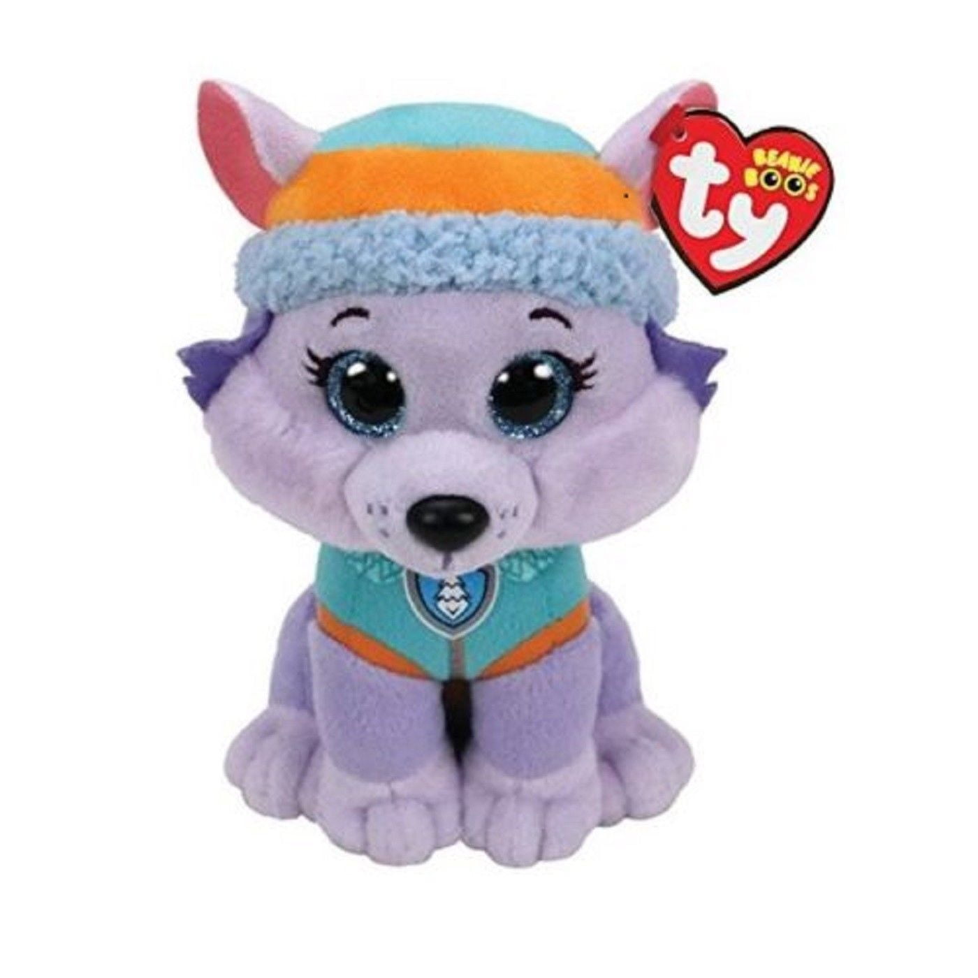 TY Beanie Boos Paw Patrol EVEREST Husky TRACKER Chihuahua Dog Plush SET OF 2 6inch Plush Walmart