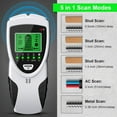thumbnail image 2 of CUITING Stud Finder Wall Scanner  4 in 1 Electronic Finder Sensor Wall Detector with LCD Display & Audio Alarm for Wood AC Live Wire Metal Studs Detection Joist Pipe, 2 of 8