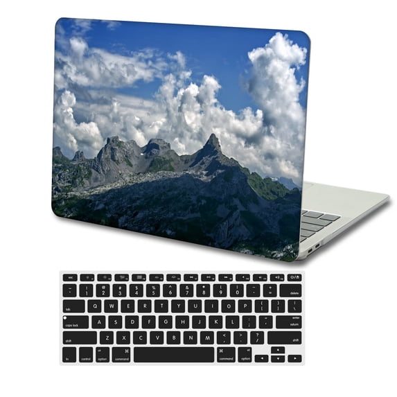 KSK KAISHEK Protective Case Hard Cover Only for 2016 2017 2018 2019 Released Newest MacBook Pro 15 inchs Retina Display Touch ID + Black Keyboard Cover Model: A1990&A1707 Sky Series 0509