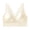 White Bras, variant on Seamless Satin Wireless Bra for Women Deep V Lace Trim Full Coverage Comfort No Underwire Everyday Bras Gray Bras XL