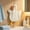 White, variant on AUNVITO Hand Towel 12 x 12 Inch, Cute Goose Shape, Soft, Absorbent, for Kitchen, Bathroom, Hanging, Quick-Dry, Decorative, 1 Pack