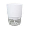 thumbnail image 1 of Double Stockage d'Eau Pot de Fleurs Rond à Aspiration Automatique Paresseux, 1 of 6