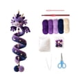 thumbnail image 4 of Beginner Friendly Dragon Crochet Kit, DIY Enchanted Dragon Spiral Hanging Ornament with Yarn, Hook, Beads, Stuffing & Pom-poms, Handmade Craft Set for Wall Window Car Decor and Gift, 4 of 8
