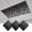 Black, variant on Black Ombre Leopard Magnetic Fluorescent Light Covers for Ceiling Lights 2x4Ft, Modern Abstract Art Aesthetics Office Classroom Kitchen Drop Ceiling Light Covers Lighting Filters Shade Panel 3 Packs