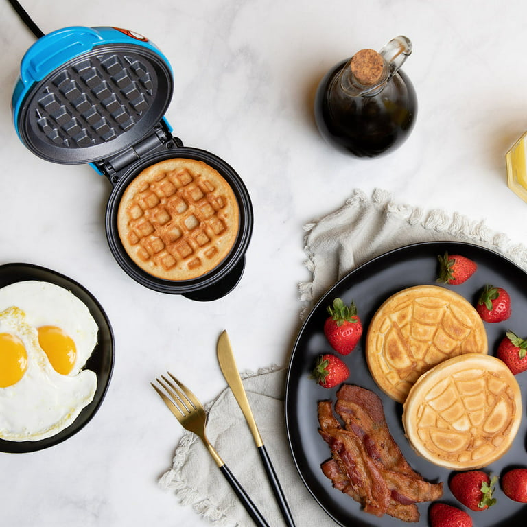 Mini Waffle Maker Breakfast Sandwich Maker Pancake Panini Press Waffle Iron  2 In