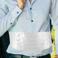 thumbnail image 4 of IDEANATEGRATE 1Jgo Accesorio Masculino Cummerbund Pajarita Y Pañuelo Satinado Para Eventos Elegantes, 4 of 8
