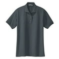 thumbnail image 5 of Yellow Rooster Women's Silk Touch Classic Female Polo Shirt Steel Grey 4XL, 5 of 6