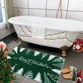 thumbnail image 4 of COZONY Christmas Runner Rug 2x6 Ft, Washable Non-Slip Heavy Velvet Area Rug, Green Holiday Print Carpet for Hallway, Faux Wool, 4 of 14