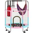 thumbnail image 1 of Trampolín Infantil de 55 Pulgadas – Certificado – Mini Trampolín con Red de Seguridad – 181 kg – Ajustable – Interior y Exterior, 1 of 8