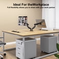 thumbnail image 3 of RmagineX Dual Monitor Arm Desk Mount, Adjustable Gas Spring Dual Monitor Stand, Fits 17-35 Inch Screen, Full Motion Dual Monitor Holder , VESA Mount, Holds Up to 22lbs Each Arm, Black, 3 of 9