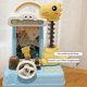 thumbnail image 4 of Máquina para atrapar frijoles de dinosaurio, máquina para atrapar cuentas, música ligera, consola de juegos de escritorio de juguete de frijoles arcoíris de inteligencia para niños, batería recargab, 4 of 5
