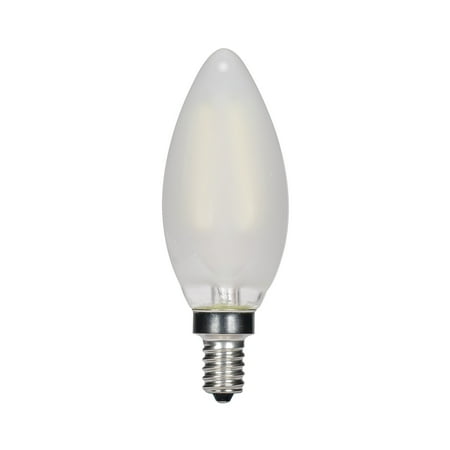 

Satco Lighting S11369 Single 4.5 Watt Dimmable B11 Candelabra (E12) Led Bulb - Frosted