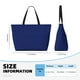 thumbnail image 4 of Fotbe Navy Blue Bolsa de Viaje para Playa - Resistente al Agua, Bolsa Tote de Gran Capacidad y Ligera con 7 Bolsillos para Mujeres y Hombres, 4 of 7
