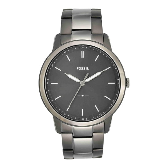 Reloj Fossil Minimalist FS5459 Quartz para hombre, color ahumado