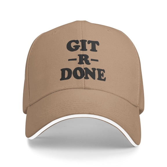 Git -R- Done Men Women Sandwich Cap Classic Baseball Capunisex Adjustable Casquette Dad Hat