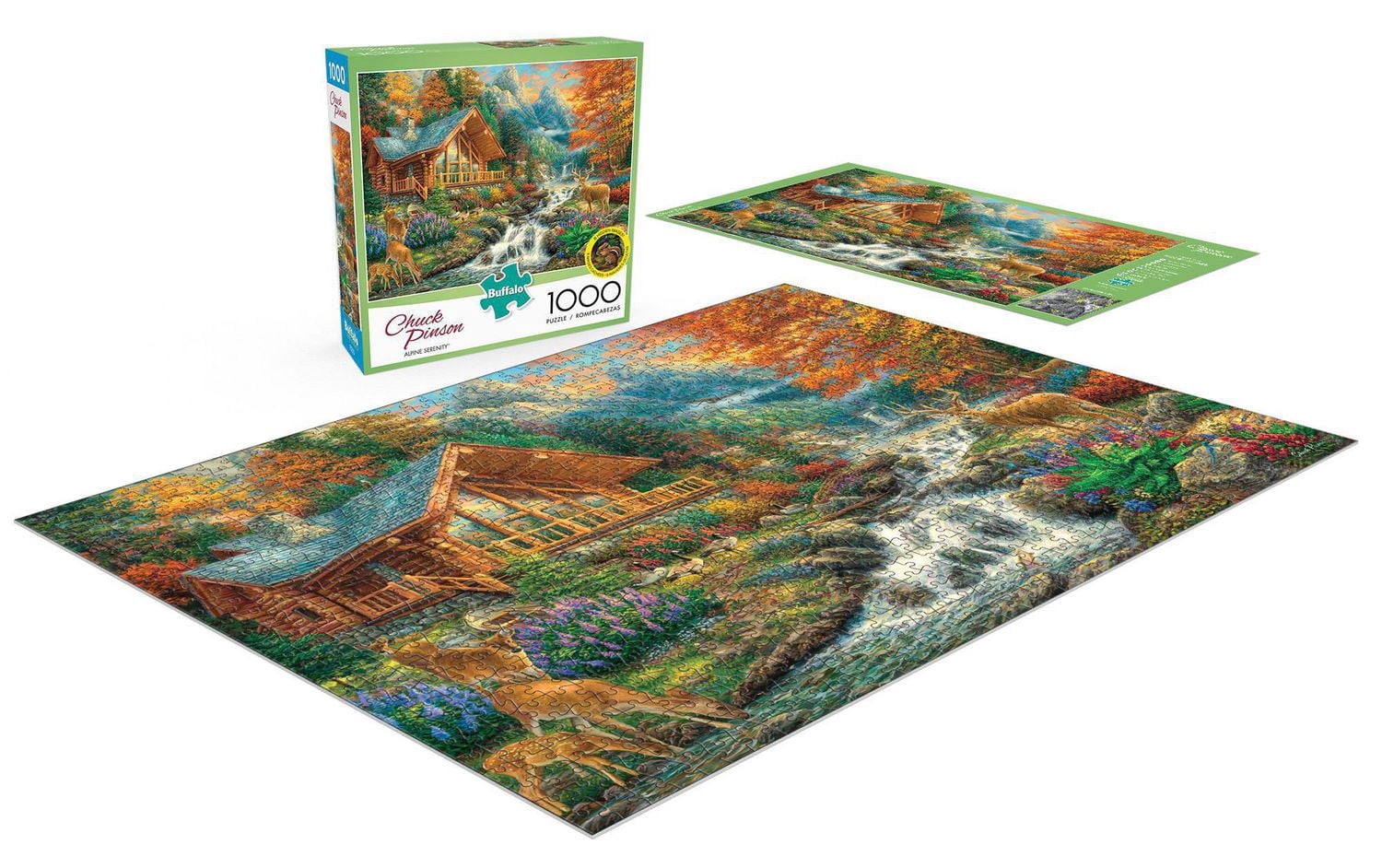 Buffalo Games - Chuck Pinson - Alpine Serenity - 1000 Piece Jigsaw Puzzle