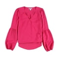 thumbnail image 1 of bar III Blusa de punto con mangas tipo blusón para mujer, rosa, XXL, 1 of 2
