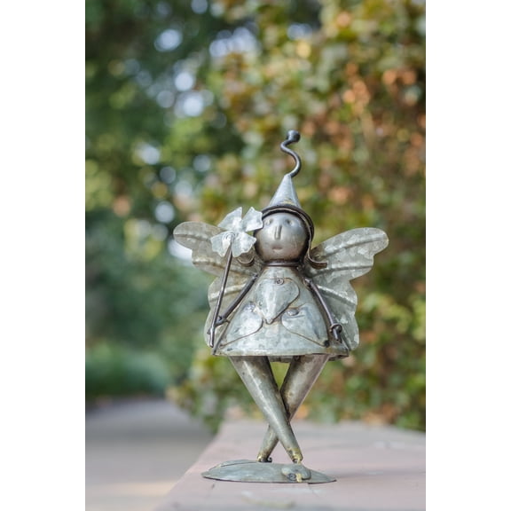 De Kulture Works Iron Angel Decorative Collectible Figurine Showpiece