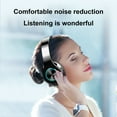 thumbnail image 6 of Bluetooth Headphones Over Ear, 65H Playtime and 6 EQ Music Modes Wireless Headphones with Mic, HiFi Stereo Foldable Lightweight Headset, Deep Bass for Home Office Cellphone PC Etc., 6 of 9