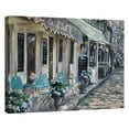 thumbnail image 4 of Masterpiece Art Gallery Bistro de Paris II Square City Cafe By Studio Arts Canvas Art Print 22" x 28", 4 of 4