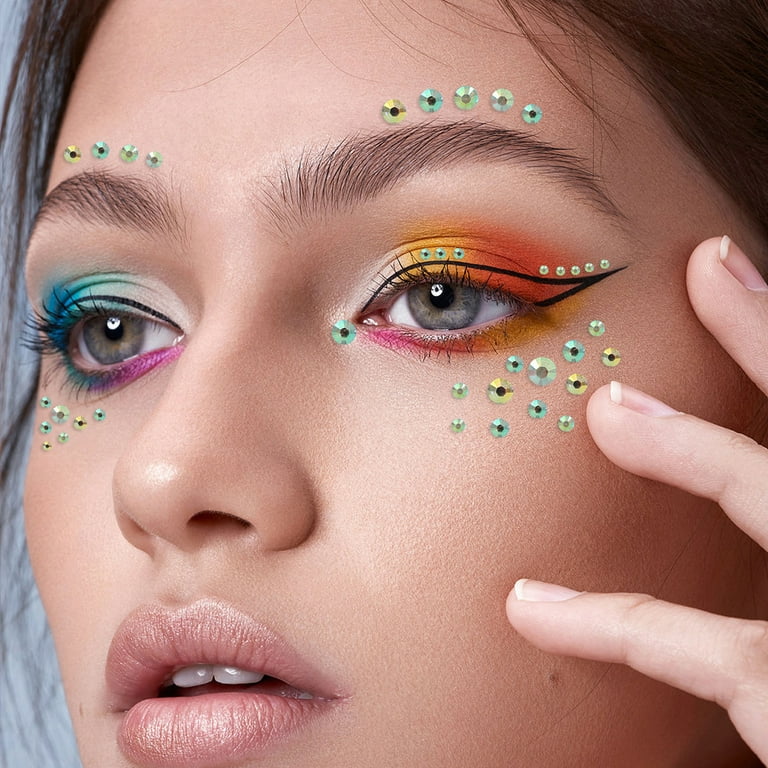 Face Gems Adhesive Acrylic Diamond Sticker Jewels Party Body Makeup DIY  Beauty