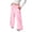 Pink, variant on Mercatoo Heart Print Sweatpants for Girls Baggy Athletic Pants Wide Leg 𝗬2K 𝗗rawstring Elastic Waist Joggers with Pocket