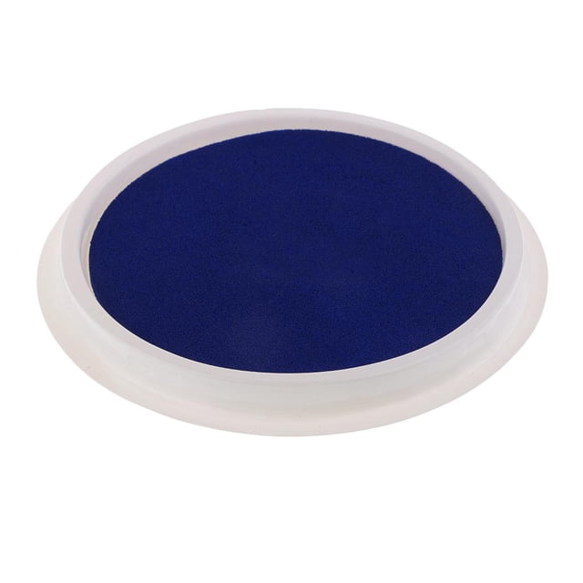 Almohadils De Tinta De Para Almohadils De Sello De Tinta Artesanales vables, Bricoje Para Sellos De Goma, Papel, álbum De Recortes, Azul BLESIY Sello de la almohadilla de tinta de pintura de los dedos