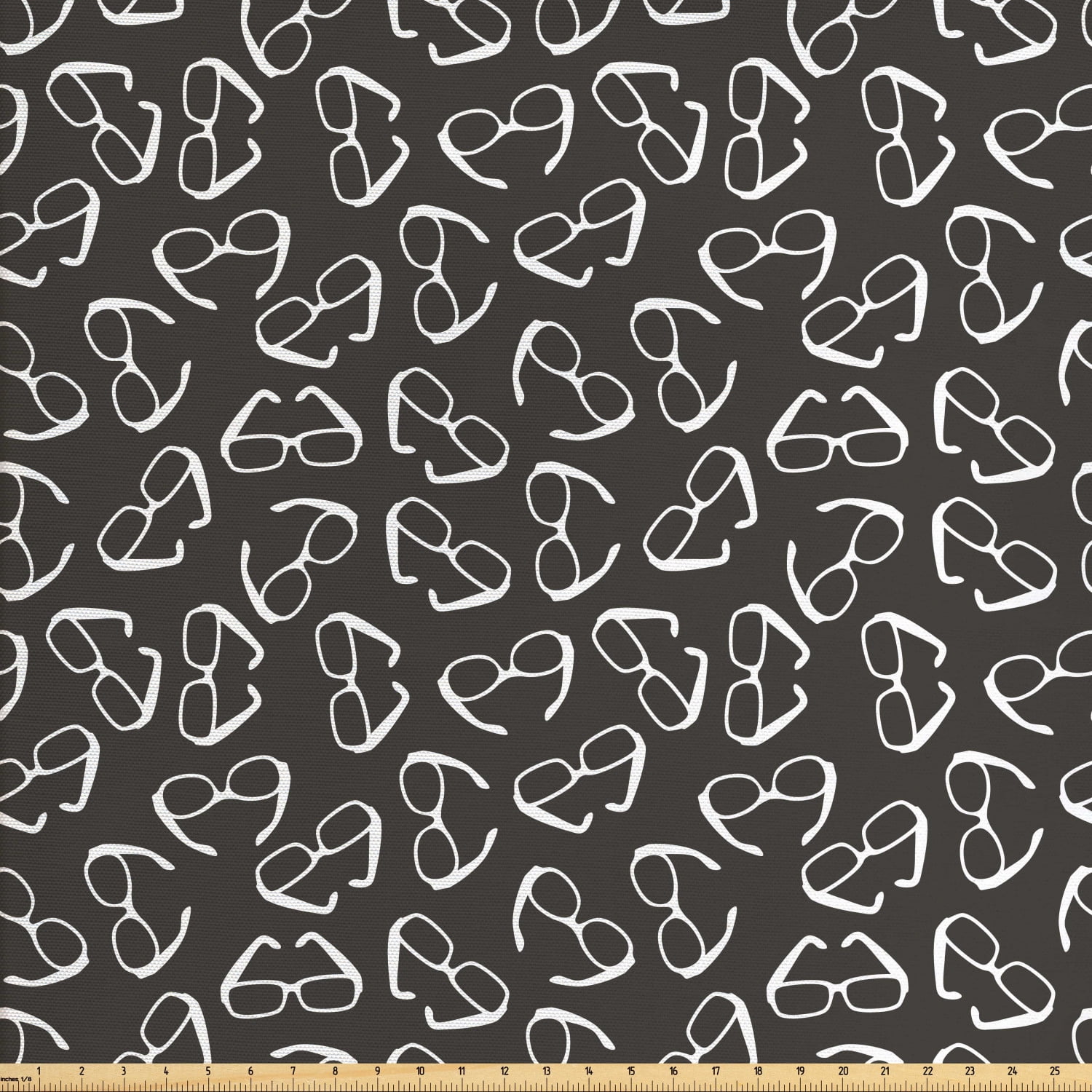 Sunglasses Fabric by The Yard, Continuing Repeated Print of Shades